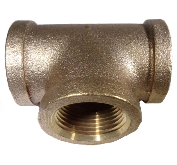 brass pipe tee casting
