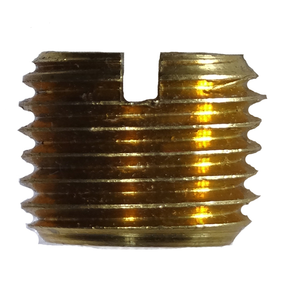 brass slotted head pipe plug