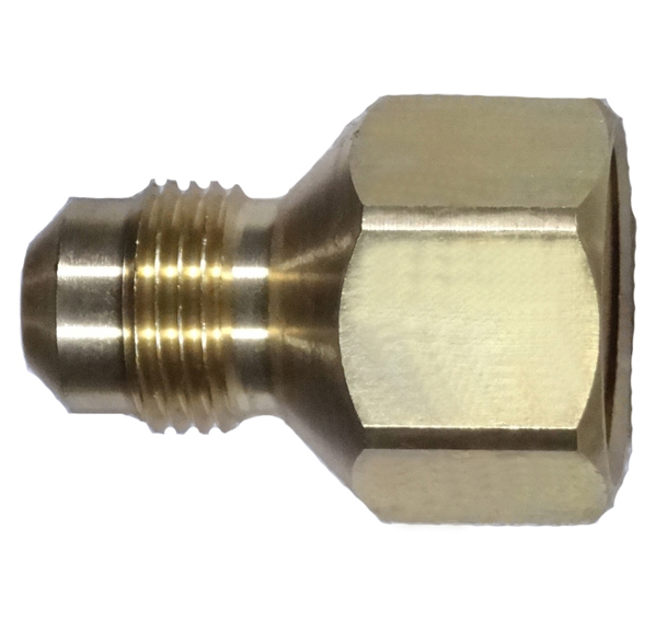 brass flare female pipe adapter