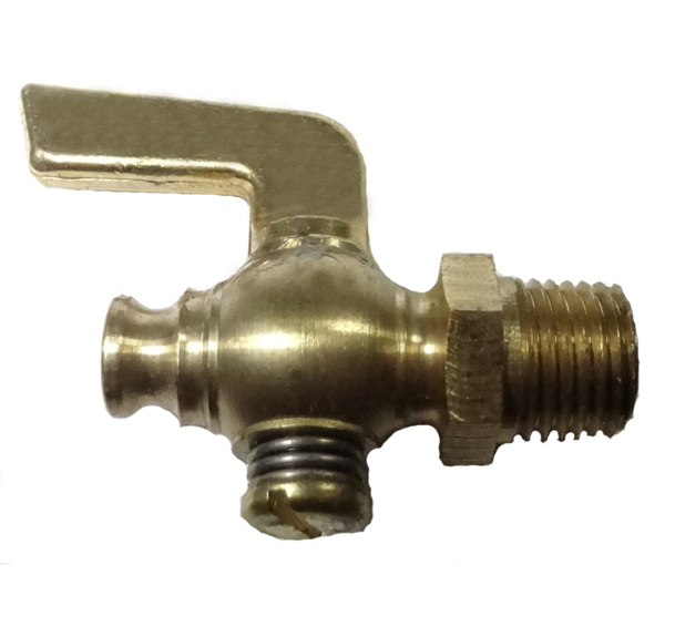 Air Drain Cock Male Pipe Hex Lever Handle