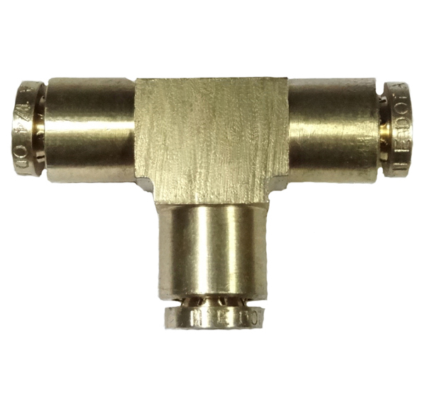 PP64E-DOT – 3/8 All Ends Dot Poly Push Tee – Couplings Company