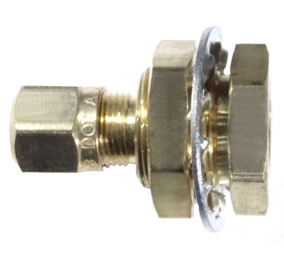 brass bulkhead airbrake coupling