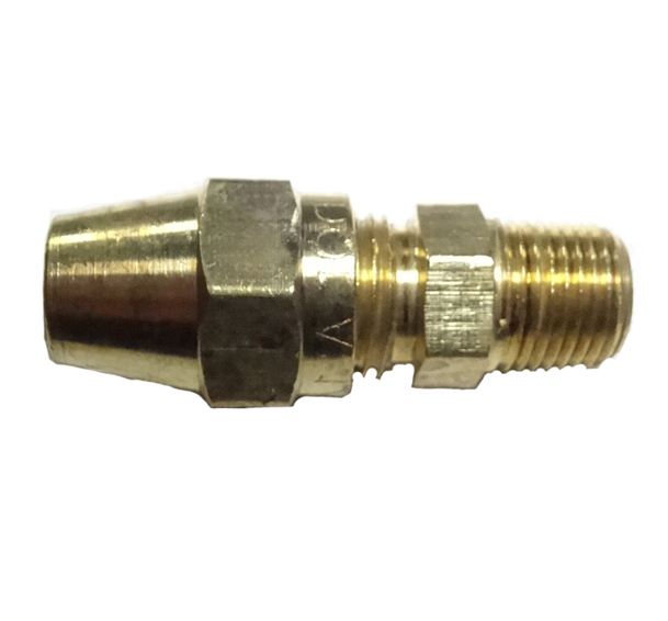brass air brake male pipe adapter