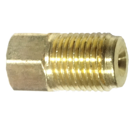 brass inverted flare conversion fitting
