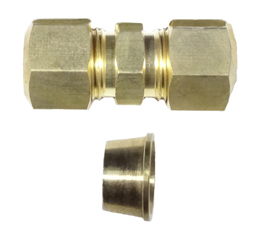 brass compression union stastrate sleeves