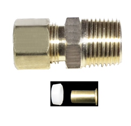 Compression Poly Tube Male Connector