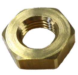 brass hex lock nut